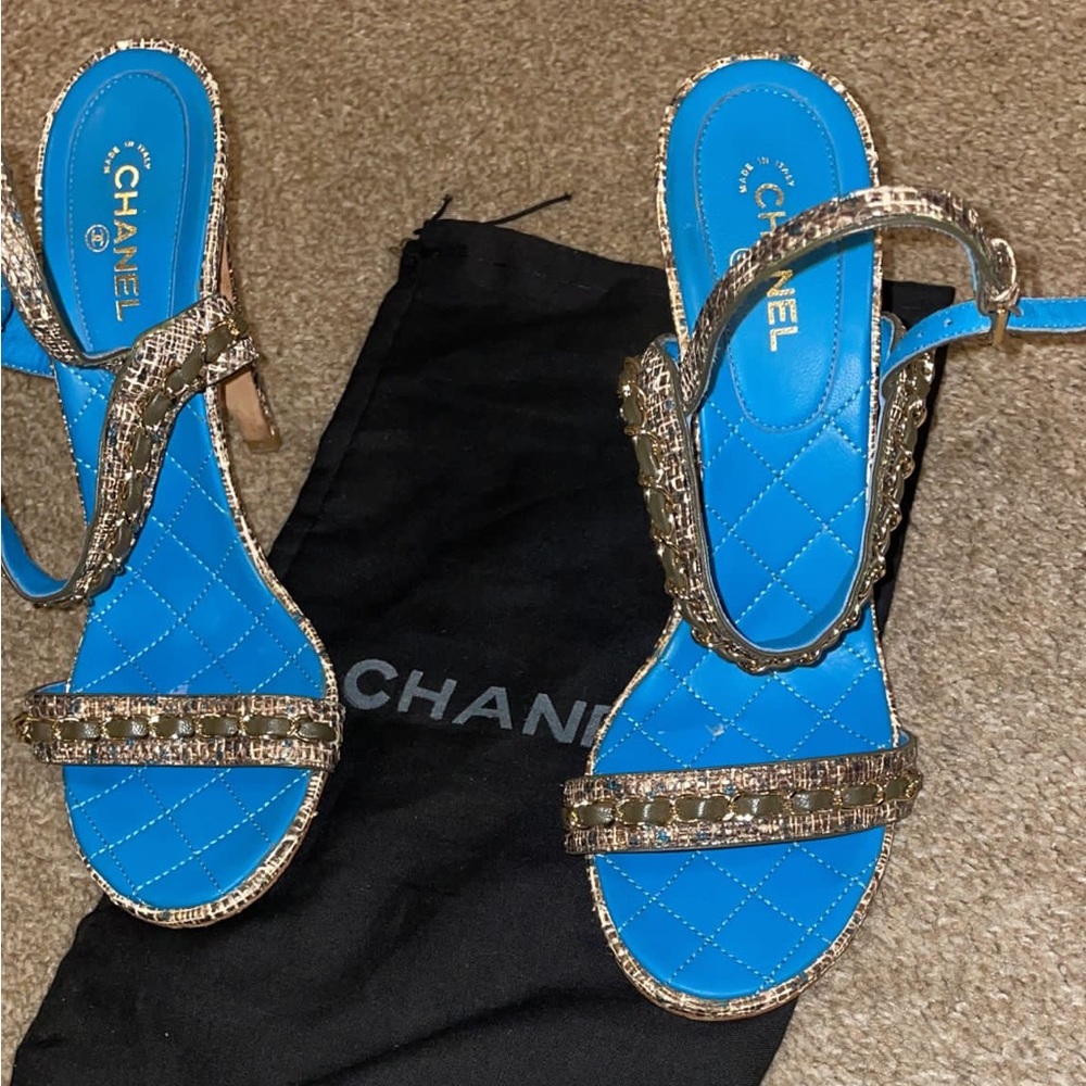 Chanel heels worn only twice